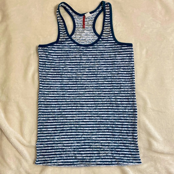 Element!! Dark teal lace, detail tank top - Picture 1 of 9